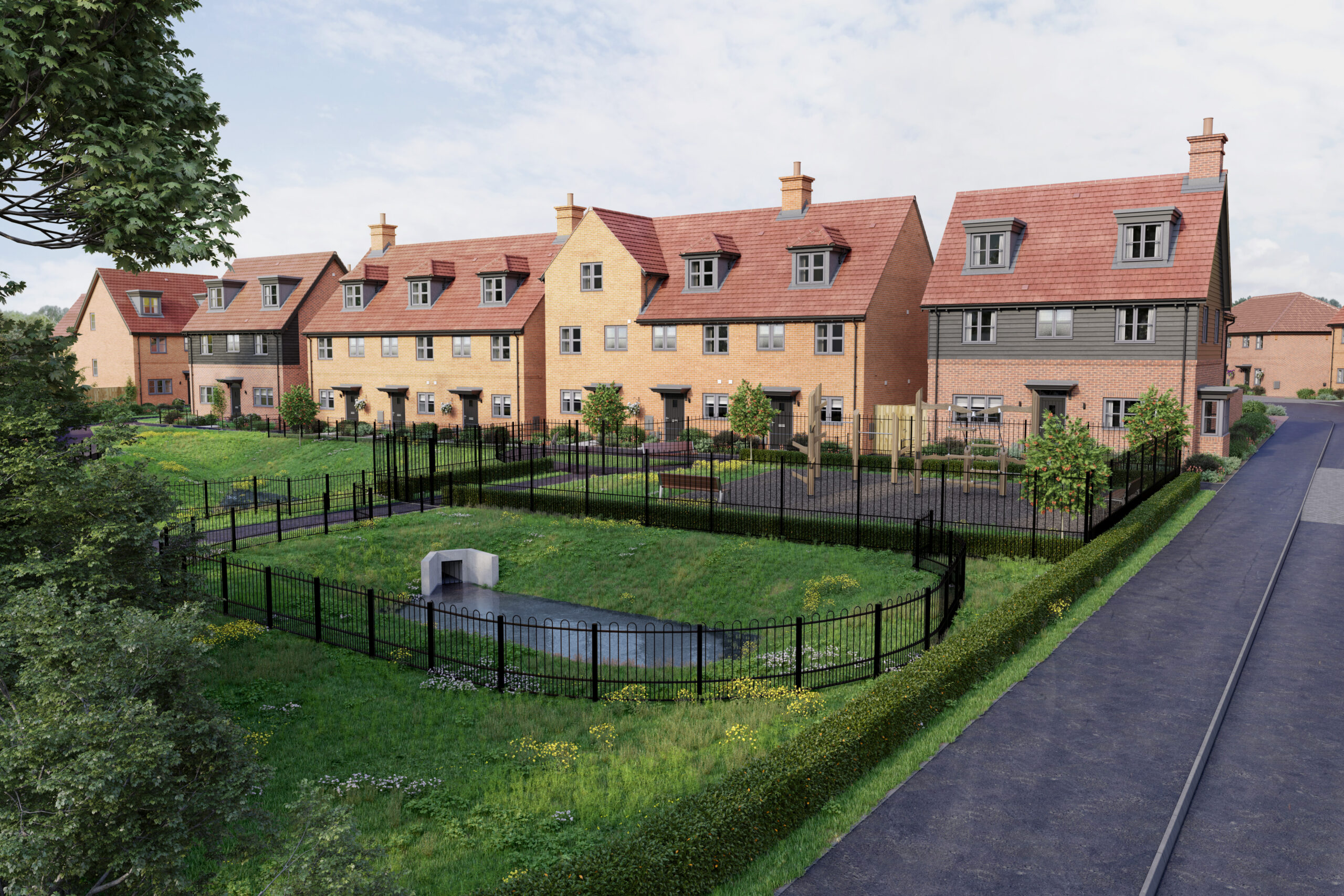 Plots 29 36 Streetscene Scaled