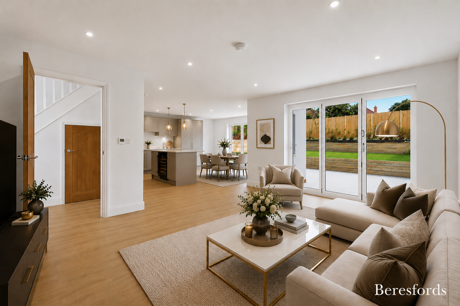 Plot 5 Living Dining Kitchen